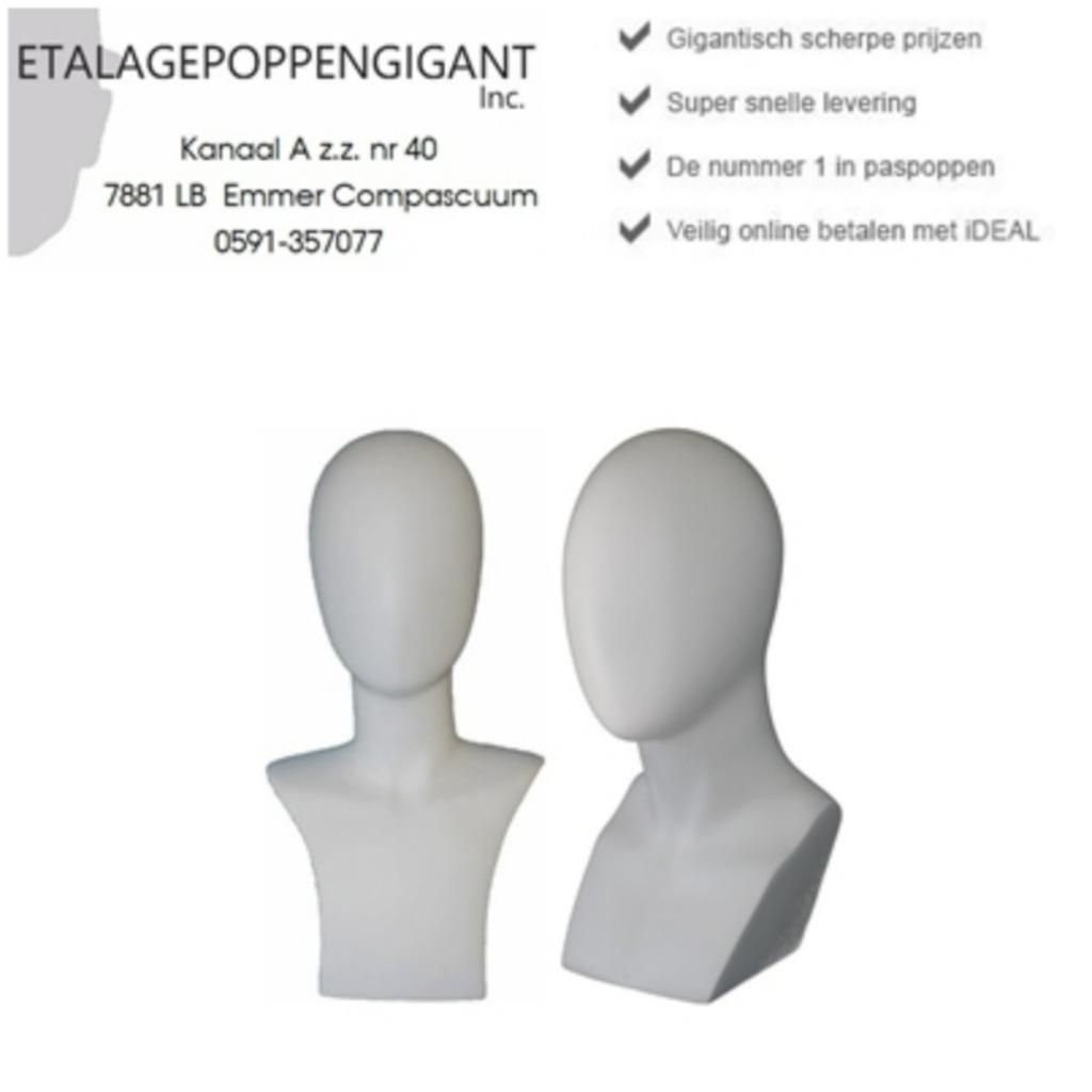 Presentatie Hoofden Egg M/V Div. Kleuren Etalagepoppengigant, Kleding | Dames, ETALAGEPOPPENGIGANT.NL, Ophalen of Verzenden, Nieuw