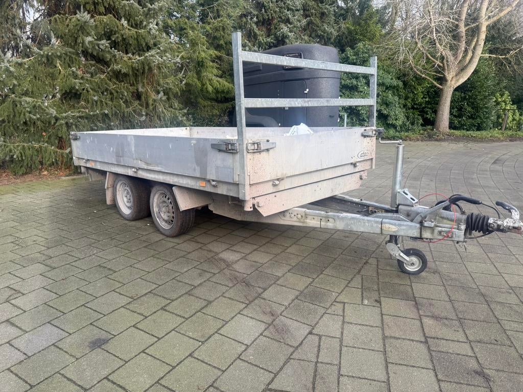 Electrische Kipper aanhanger atec 2013 3500kg, Enlèvement, Comme neuf