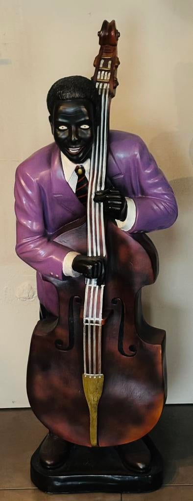 Beeld jazzmuzikant XL, Antiek en Kunst, Ophalen