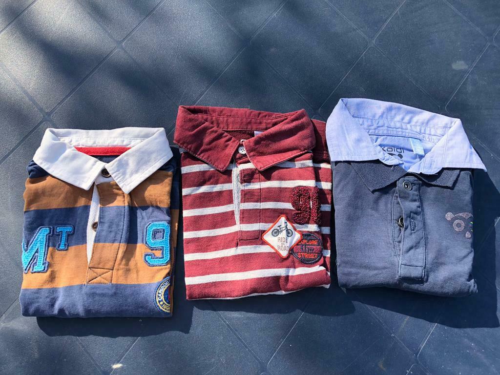 Lot de 3 polos Okaïdi (5 et 6 ans), Enfants & Bébés, Utilisé, Garçon