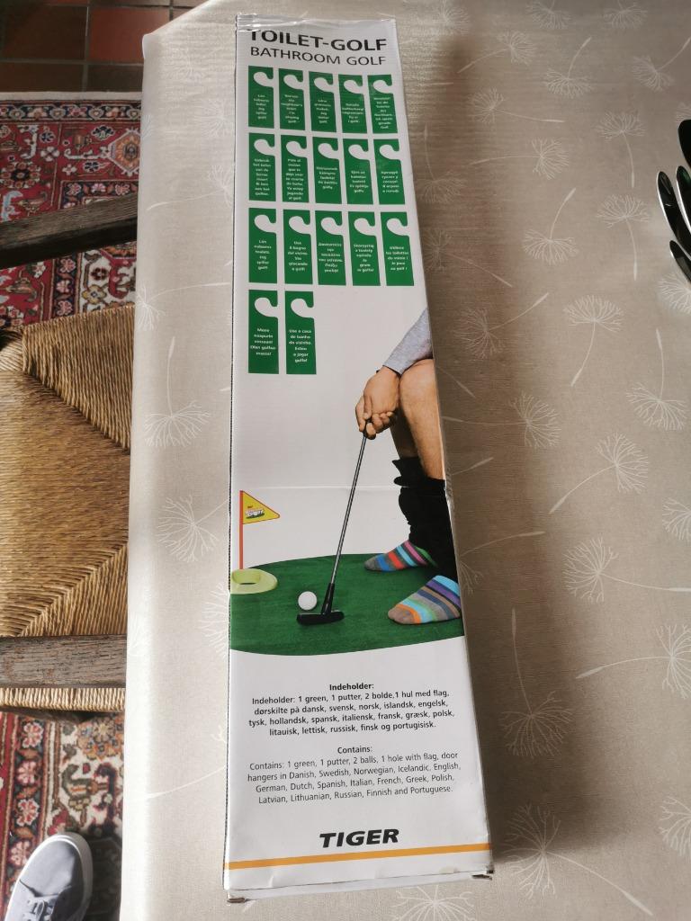 Toiletgolf, Enlèvement, Utilisé