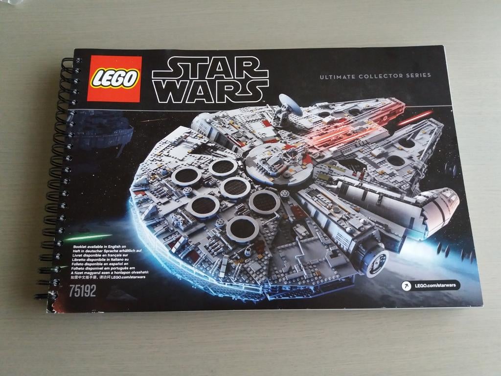 Lego star wars 75192 handleiding, Ophalen of Verzenden, Lego