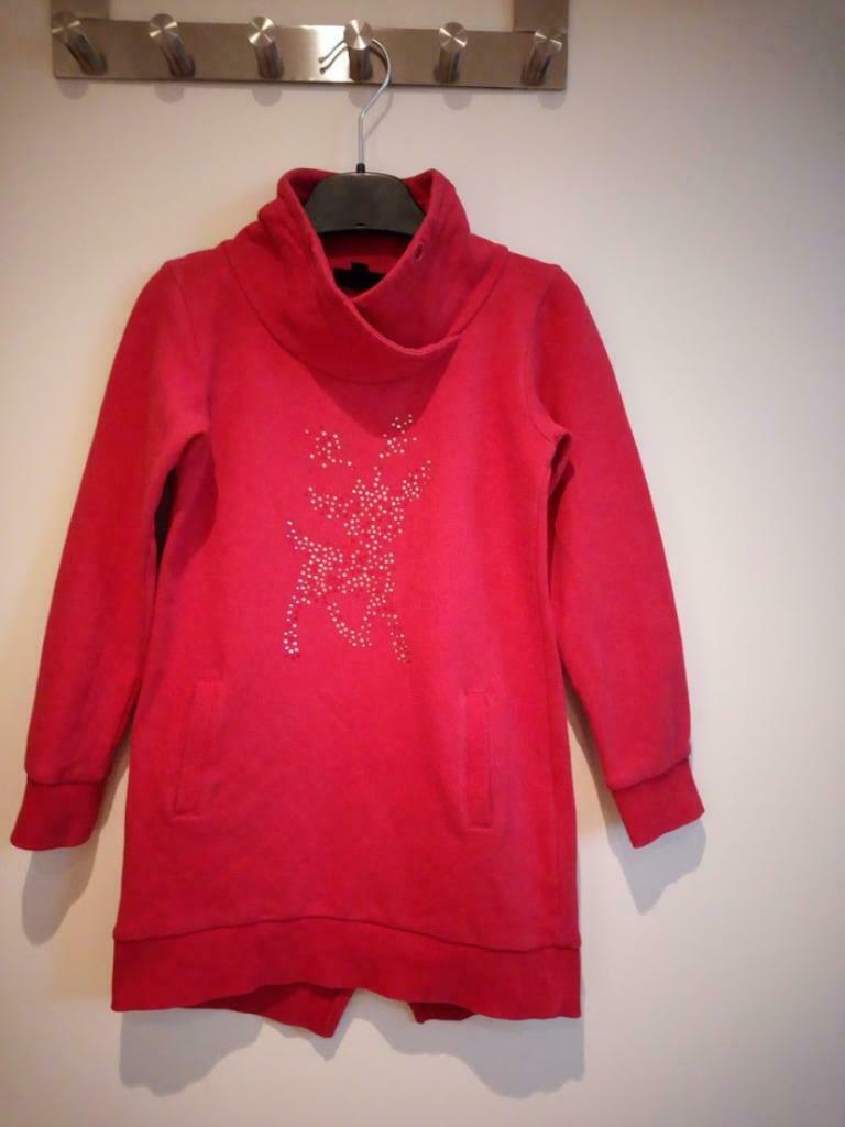 Jurk rood 116, Kinderen en Baby's, Kinderkleding | Maat 116, Ophalen of Verzenden, Gebruikt, Meisje, Jurk of Rok