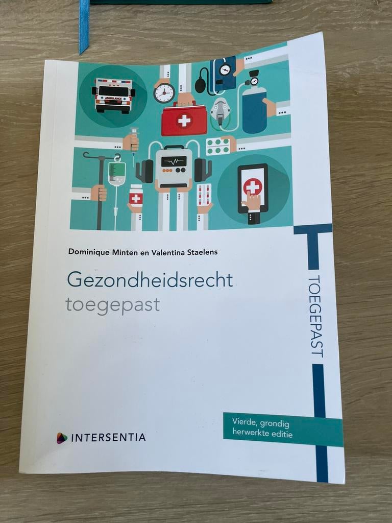 Gezondheidsrecht toegepast, Boeken, Studieboeken en Cursussen, Ophalen of Verzenden, Zo goed als nieuw