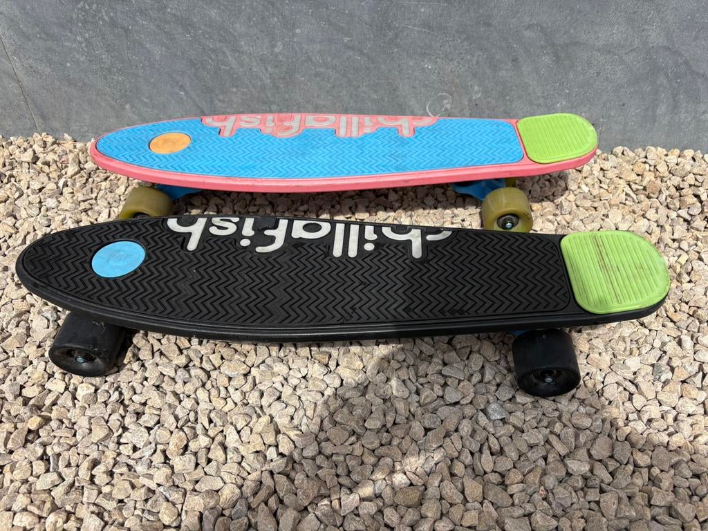 2 x Chillafish skateboards, Ophalen of Verzenden, Gebruikt