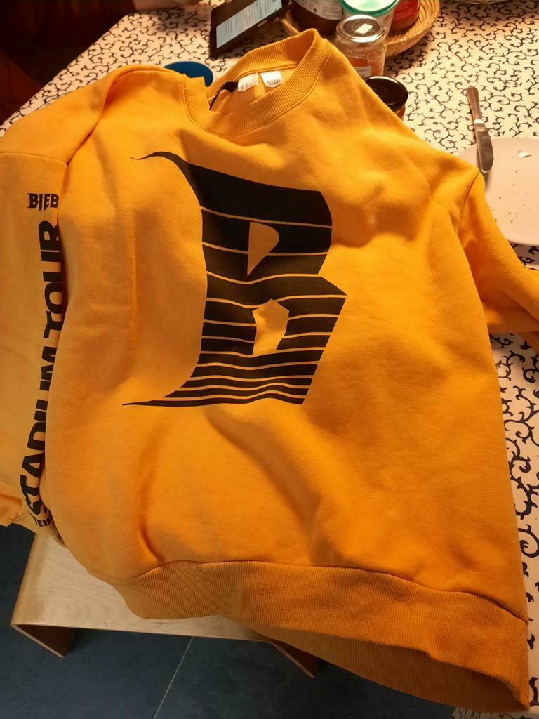 Sweater Justin Bieber, maat M, Enlèvement ou Envoi, Comme neuf