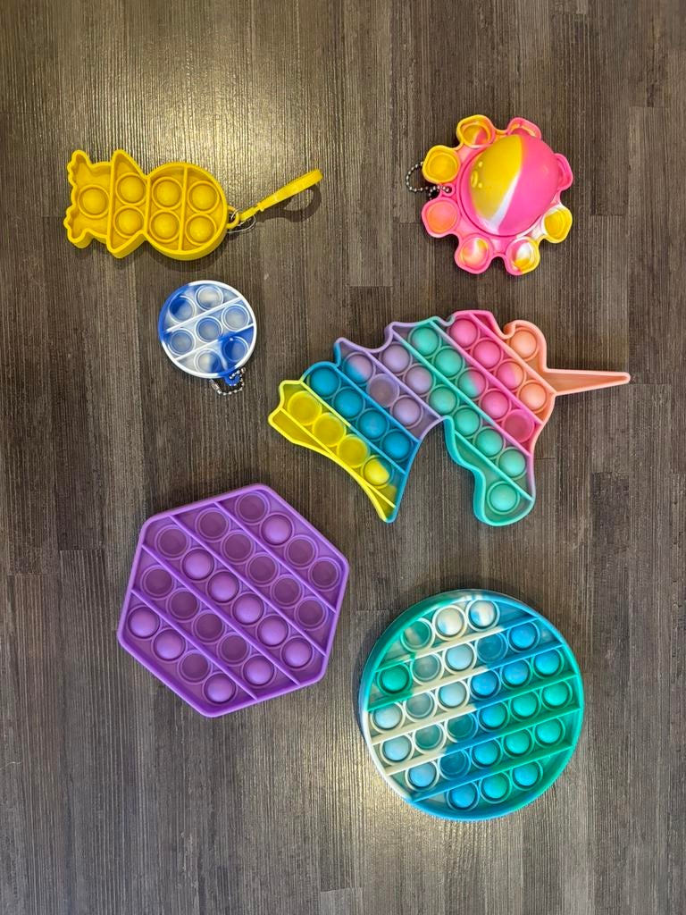 Pop-it 6 stuks, Ophalen of Verzenden, Zo goed als nieuw