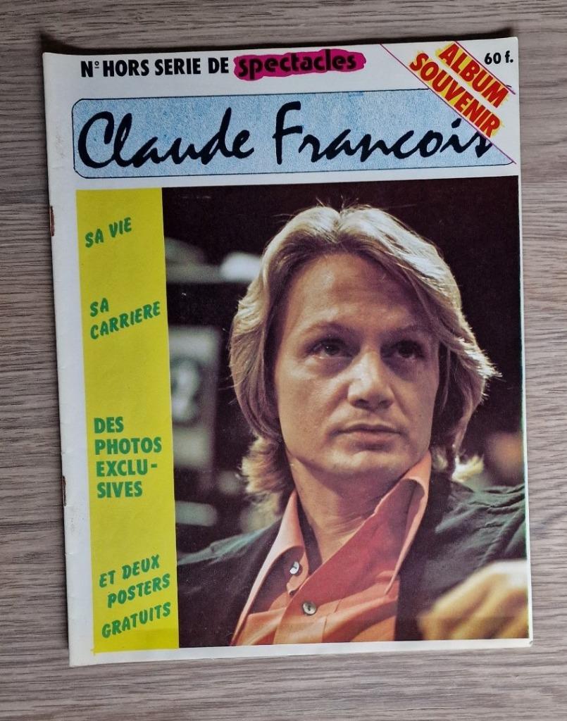 CLAUDE FRANCOIS nHors série de" Spectacles" 1978, Collections, Enlèvement ou Envoi, Utilisé, Livre, Revue ou Article