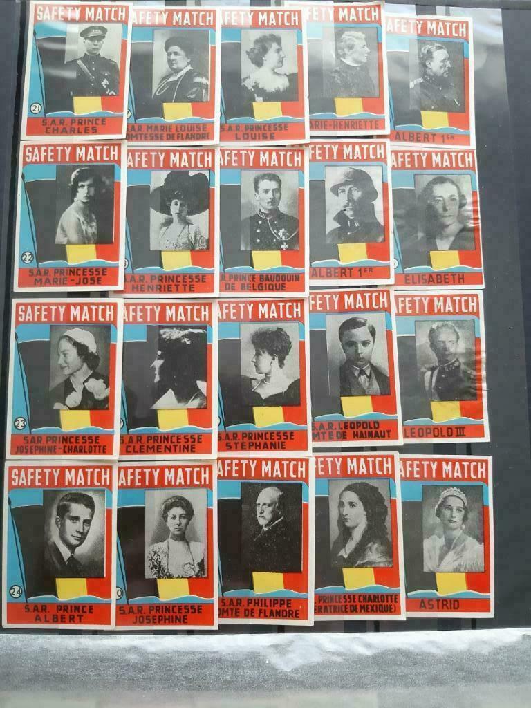 Safety Match Royal Family Belgium / 20 pièces, Enlèvement ou Envoi, Neuf, Boîtes ou marques d'allumettes