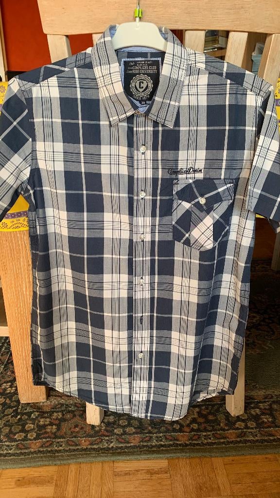 Chemise à carreaux taille S, Tour de cou 38 (S) ou plus petit, Comme neuf, Enlèvement, Complices