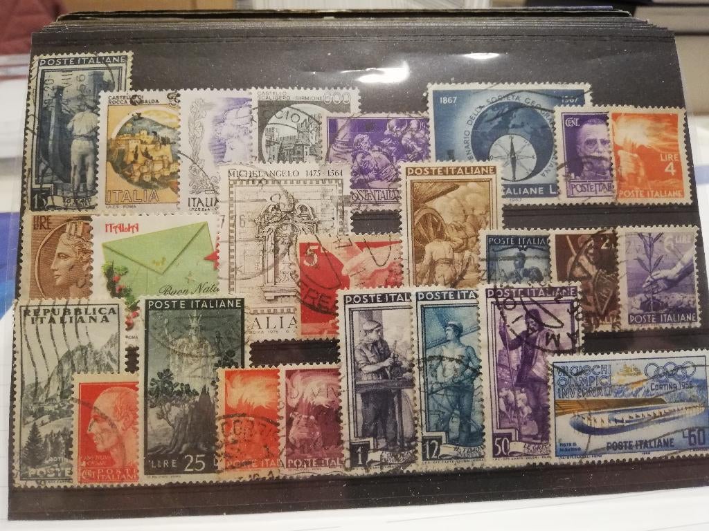 lot de timbres oblitérés ITALIE, Timbres & Monnaies, Enlèvement ou Envoi, Affranchi