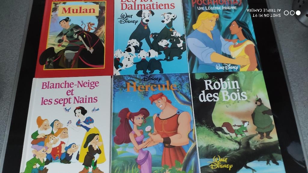 6 livres walt disney, Collections, Disney, Comme neuf, Autres personnages, Enlèvement ou Envoi