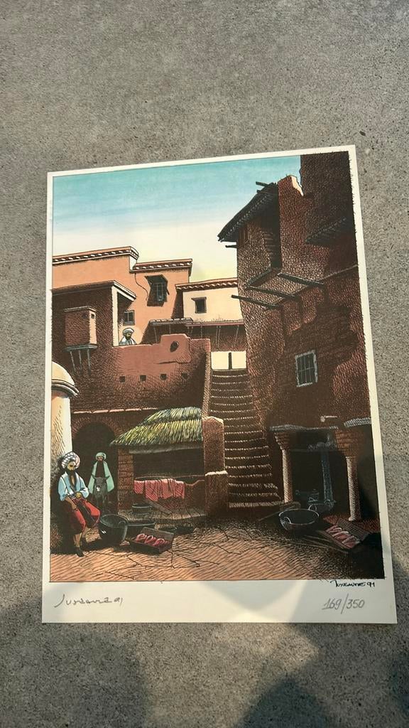 Sérigraphie Jusseaume 1991, Collections, Enlèvement ou Envoi, Comme neuf