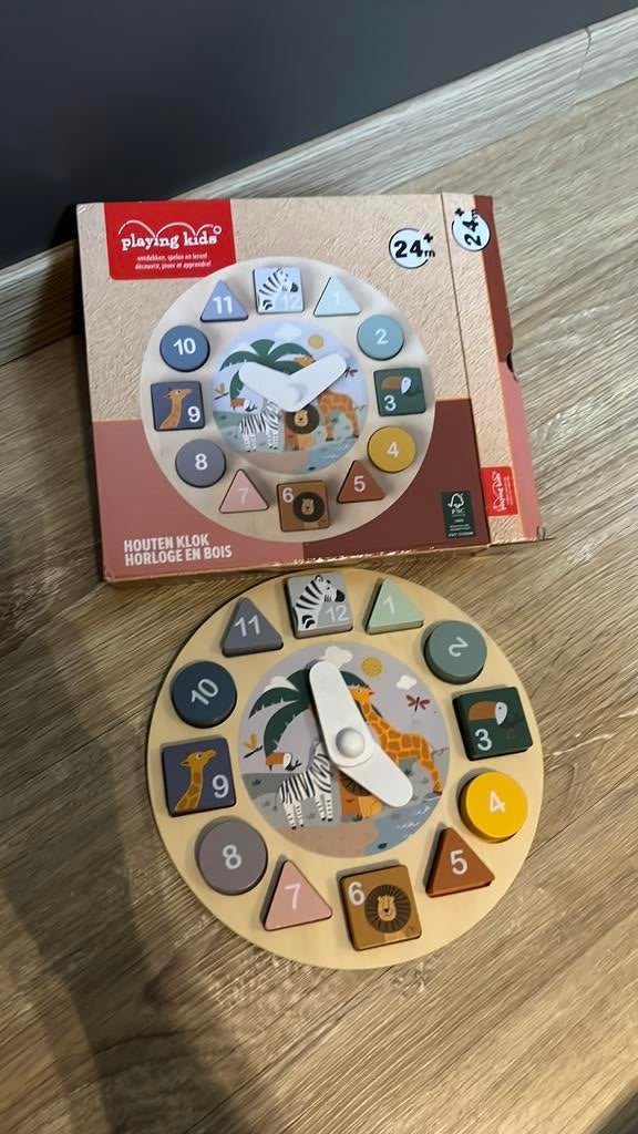 Houten klok, Enlèvement, Comme neuf