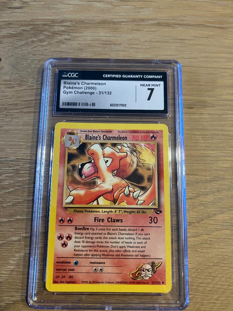 Blaine’s charmeleon gym challenge, Ophalen of Verzenden, Zo goed als nieuw, Losse kaart