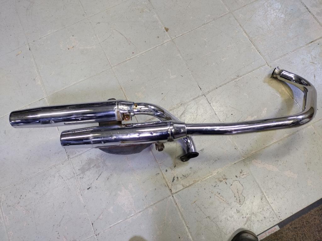 yamaha virago 125/250 uitlaat, Motoren, Ophalen of Verzenden, Gebruikt