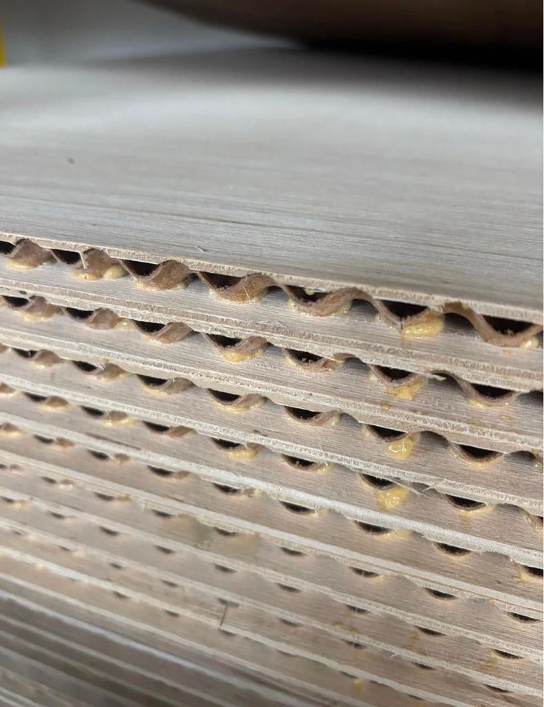 Ultralicht constructiepaneel (15 mm), Doe-het-zelf en Bouw, Plinten en Afwerking, Zo goed als nieuw, Ophalen