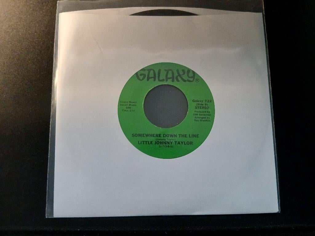 Little Johnny Taylor- Somewhere Down The Line -Northern Soul, Single, Comme neuf, 7 pouces, R&B et Soul