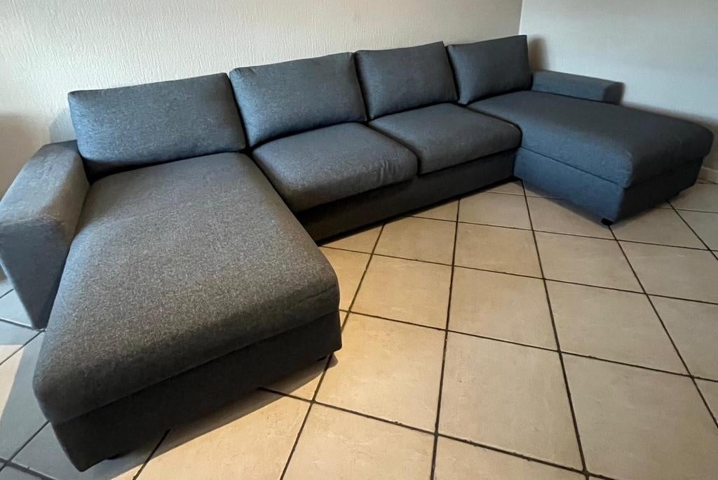 Canapé d’angle convertible en lit. Ikea, Enlèvement, Comme neuf, Tissus, Moderne