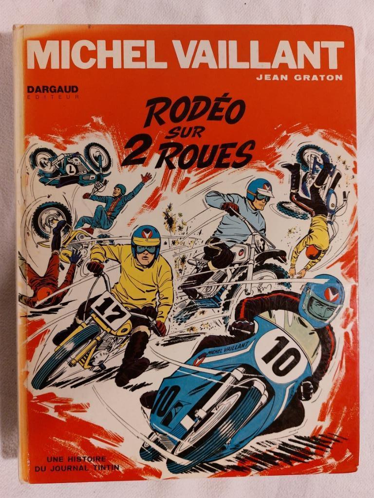 Michel Vaillant T.20 Rodéo sur 2 roues - Réédition (1972) -, Une BD, Enlèvement ou Envoi, Utilisé