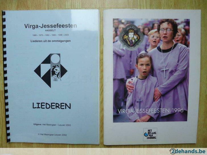 Hasselt, Virga Jesse feesten, liedboek Schollaert + 1996, Ophalen, Gebruikt