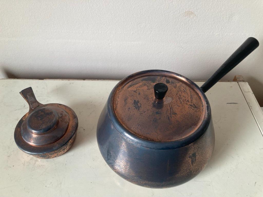 Set à fondue au fromage suisse en cuivre, Enlèvement, Utilisé, Autres matériaux, Autres types