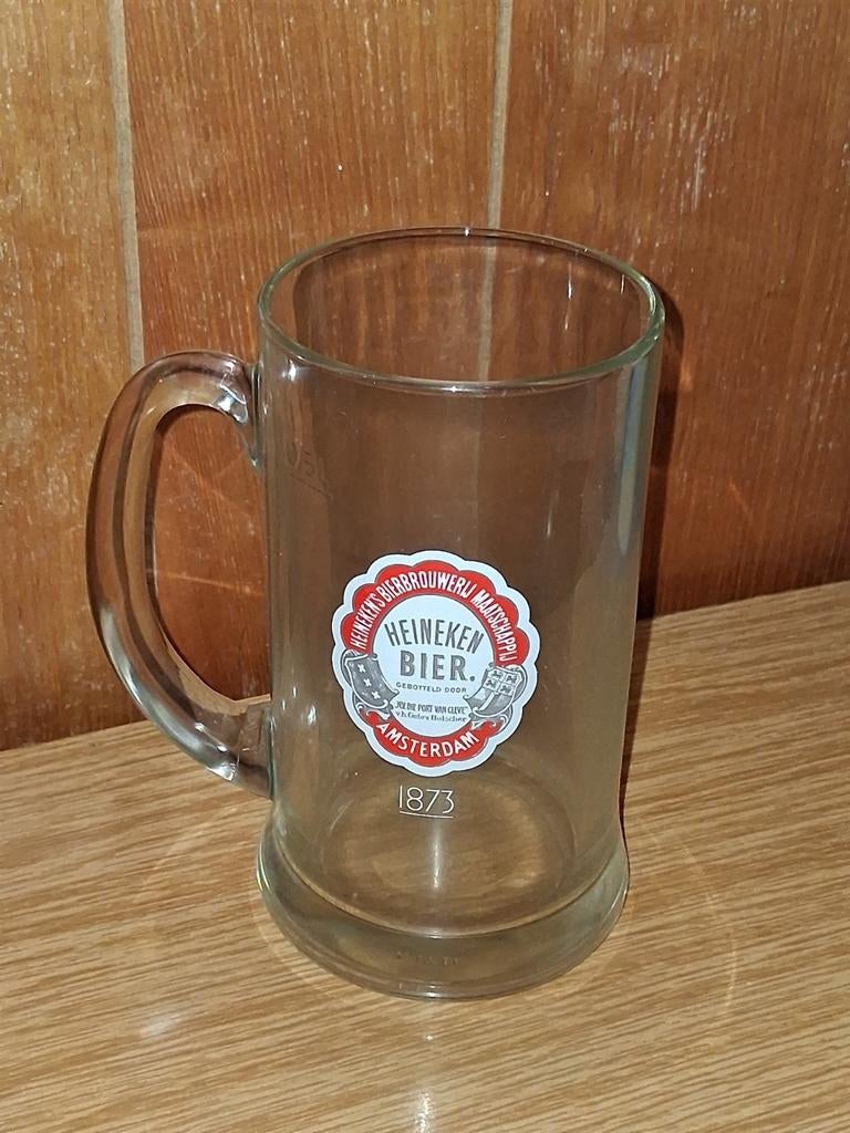 Antiek / retro Heineken Bierglas 50cl bierpull, Enlèvement ou Envoi, Comme neuf