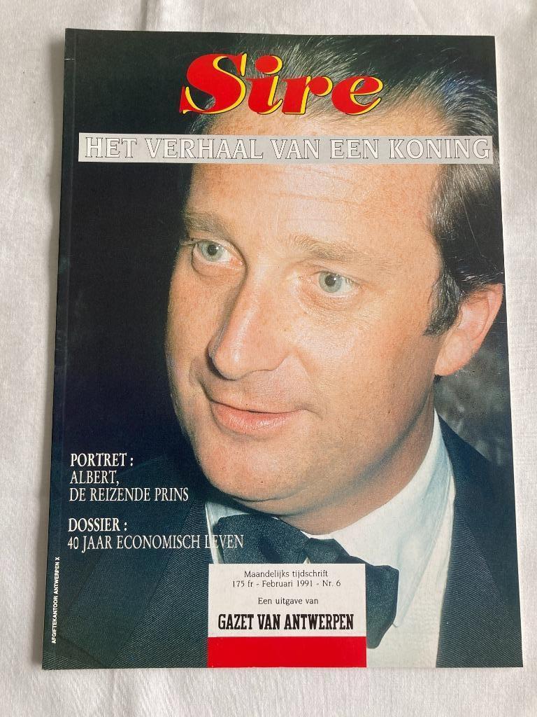 Tijdschrift "Sire, het verhaal van een koning " Nr 6  GVA, Ophalen of Verzenden, Zo goed als nieuw, Tijdschrift of Boek