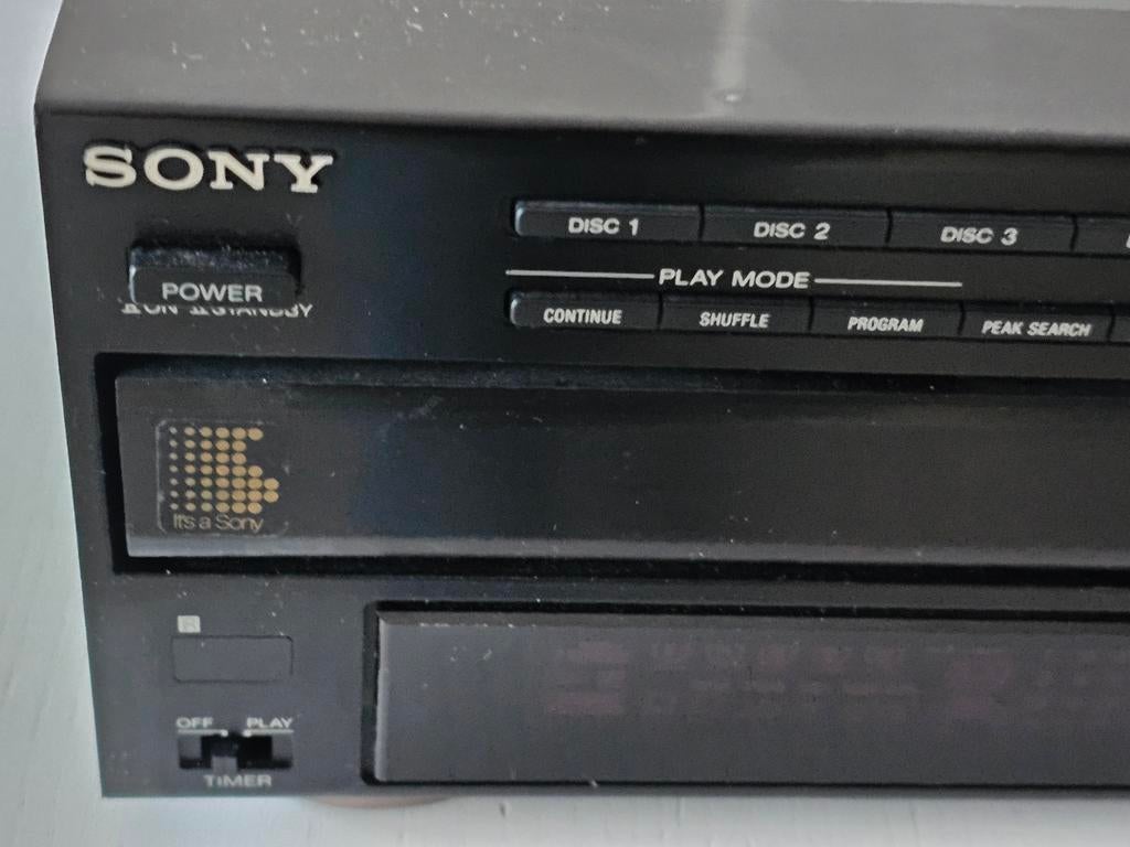 SONY

Sony MODEL NO. CDP-C315M

COMPACT DISC PLAYER, Enlèvement ou Envoi, Comme neuf, Sony