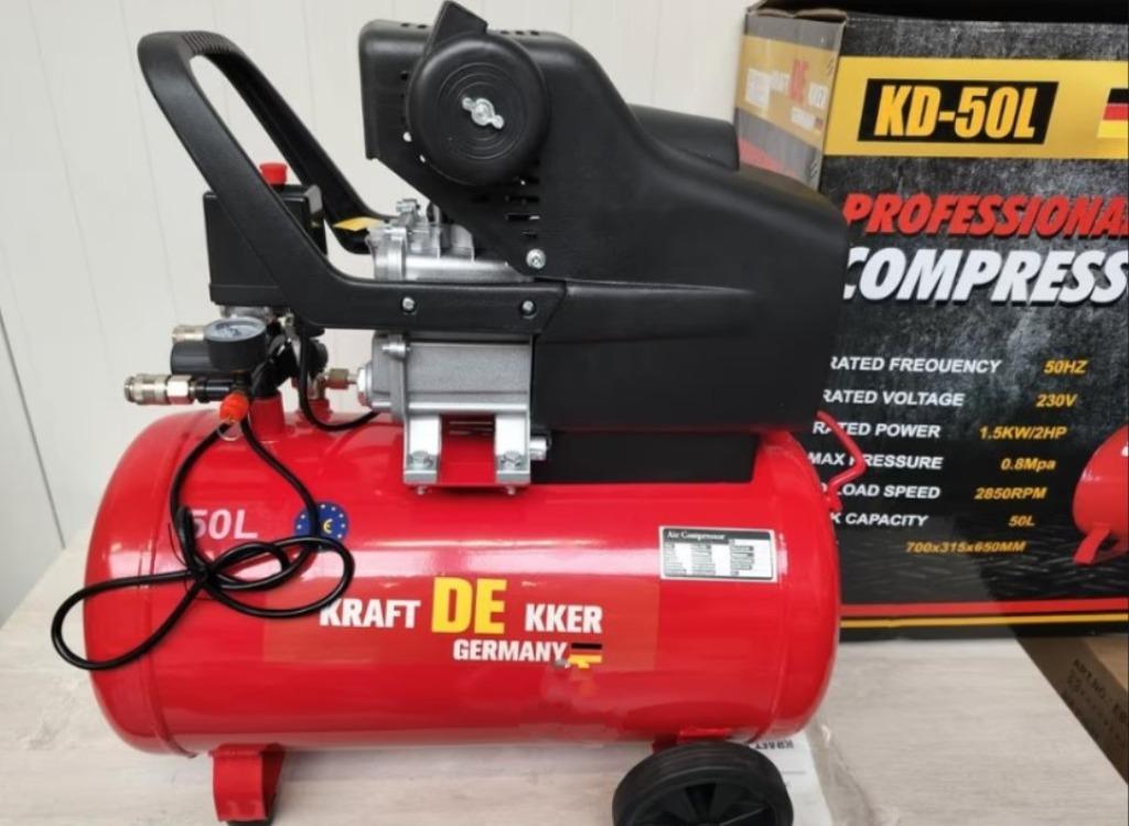 Compressor 50L - 2.0 hp - 8 BAR .Nieuw!!, Enlèvement, Neuf