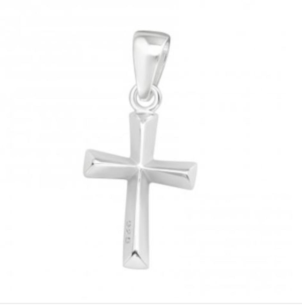zilveren hanger kruis, Enlèvement ou Envoi, Neuf, Argent