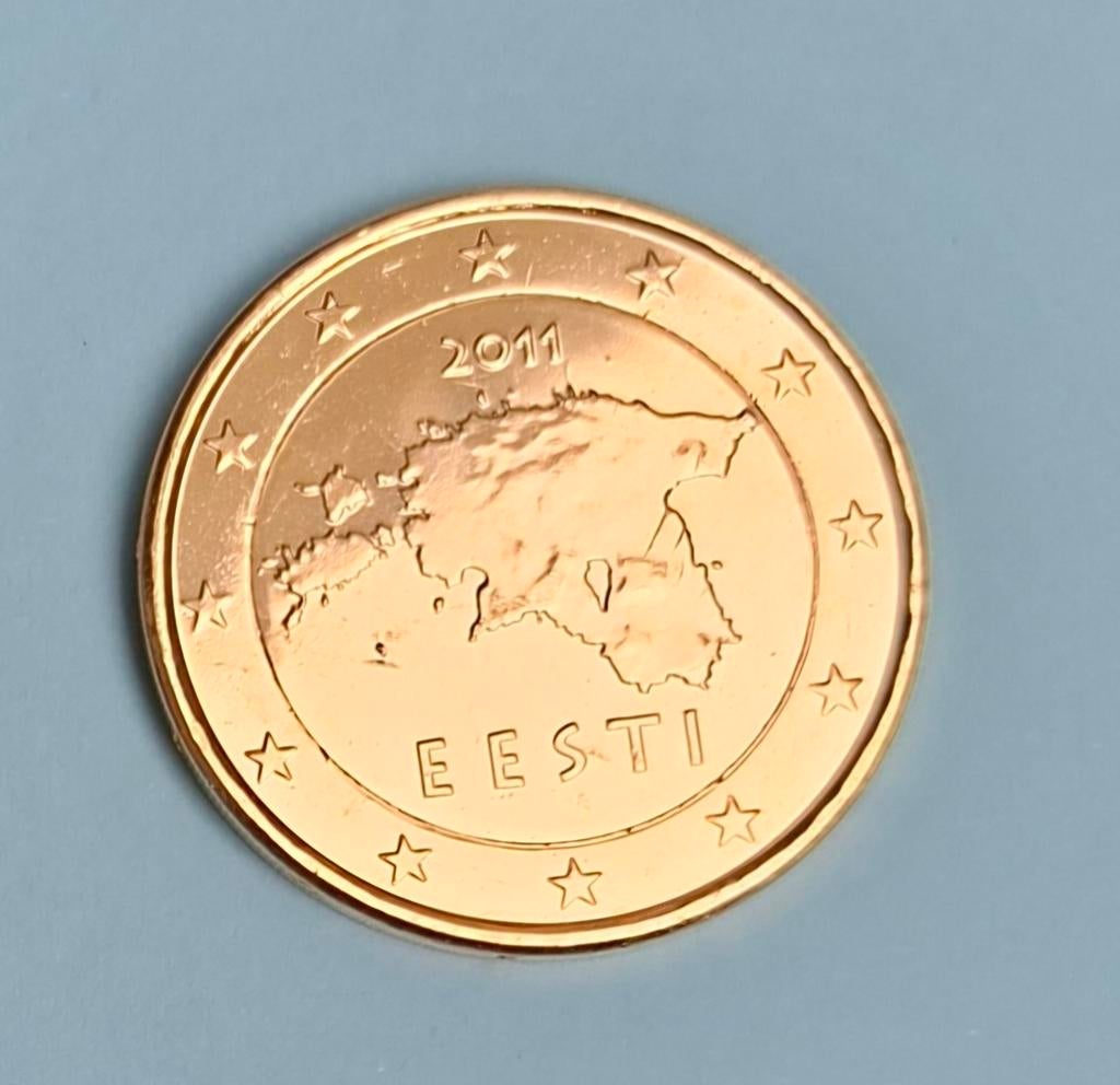 2 euro Estland 2011. Bimetallisch, Postzegels en Munten, Munten | Europa | Euromunten, Ophalen of Verzenden, Estland, 2 euro, Losse munt