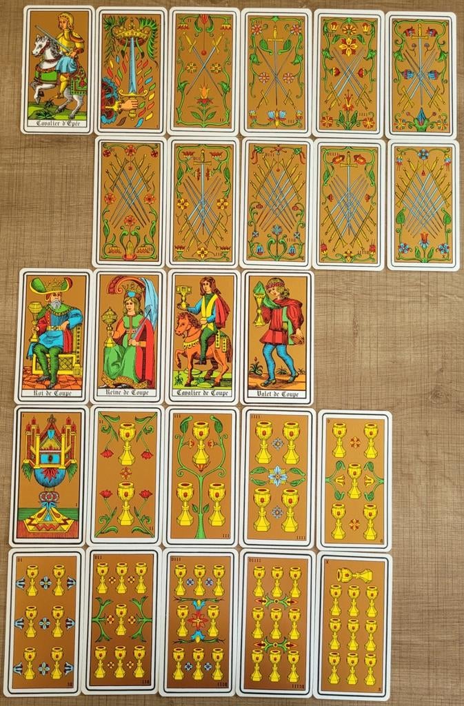 39 oude Tarot kaarten, Ophalen of Verzenden, Zo goed als nieuw, Tarot of Kaarten leggen, Overige typen