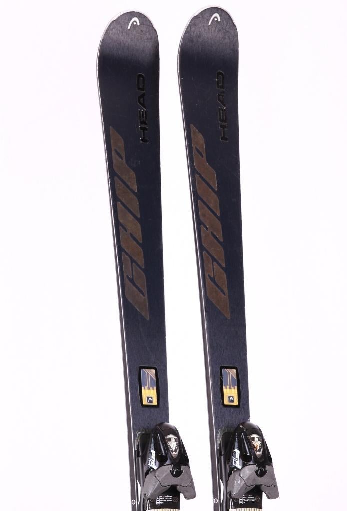 170 SKIS HEAD CHIP 71 noir, puce intelligente, Carving, Enlèvement ou Envoi, Skis, Utilisé