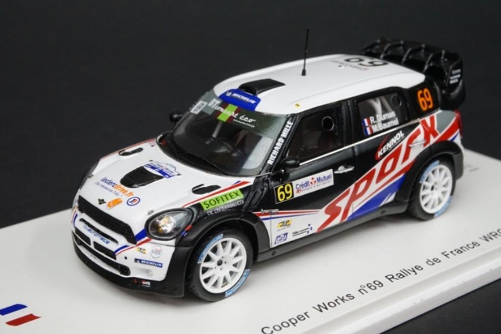1:43 Spark Mini John Cooper Works WRC Rallye de France 2012, Enlèvement ou Envoi, Neuf, Voiture, Autres marques