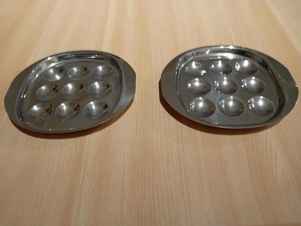 2 Inox schaaltjes, Maison & Meubles, Enlèvement, Comme neuf