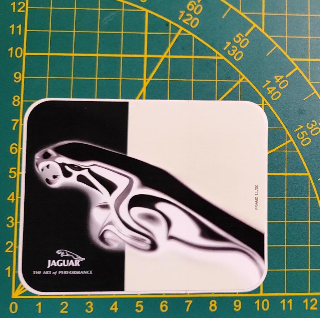 Sticker Jaguar logo 'The art of performance', Collections, Enlèvement ou Envoi