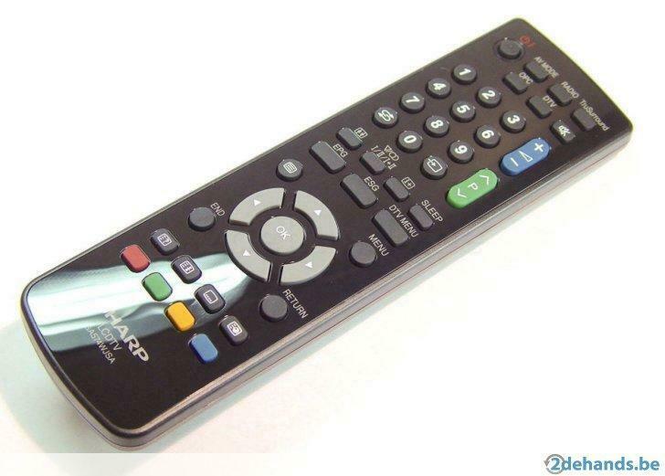 Sharp afstandsbediening voor lcd tv, Enlèvement ou Envoi, Utilisé