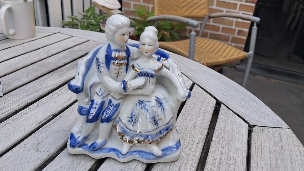Statue en porcelaine bleue de Delft, Enlèvement ou Envoi