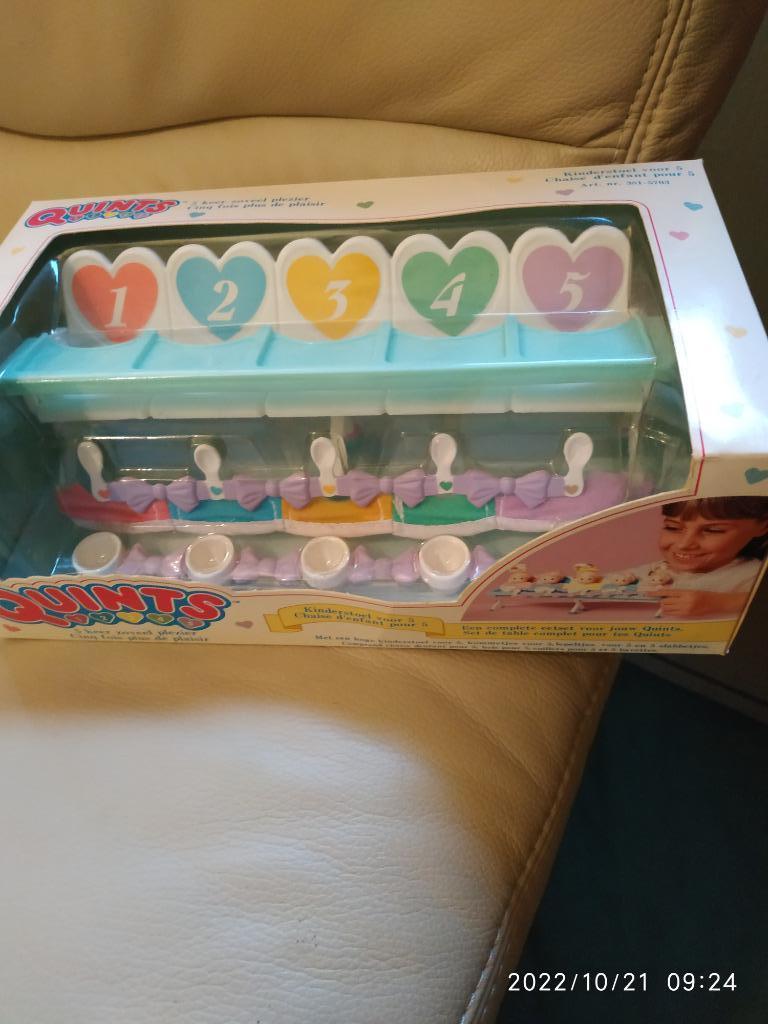 Quints 5 kinderstoelen tyco 5703, Ophalen of Verzenden, Nieuw