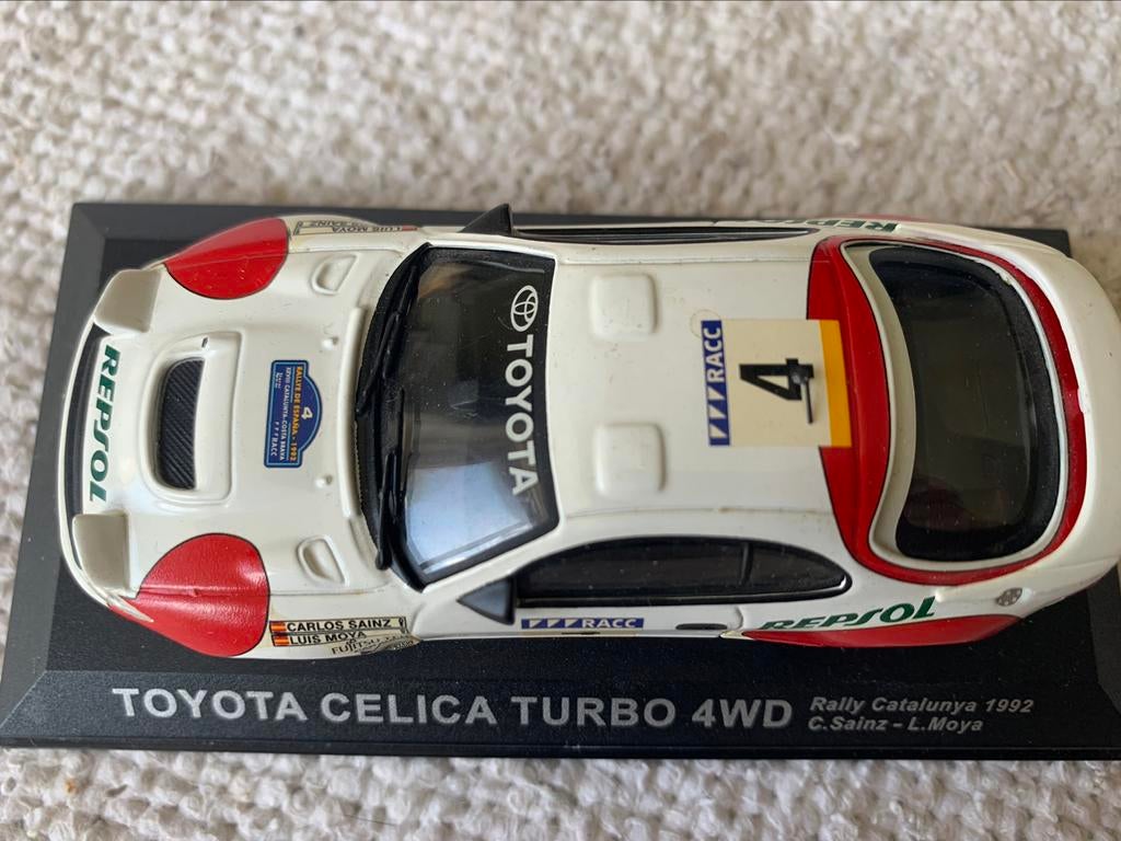 Model miniatuur Toyota Celica turbo 4WD, Ophalen of Verzenden