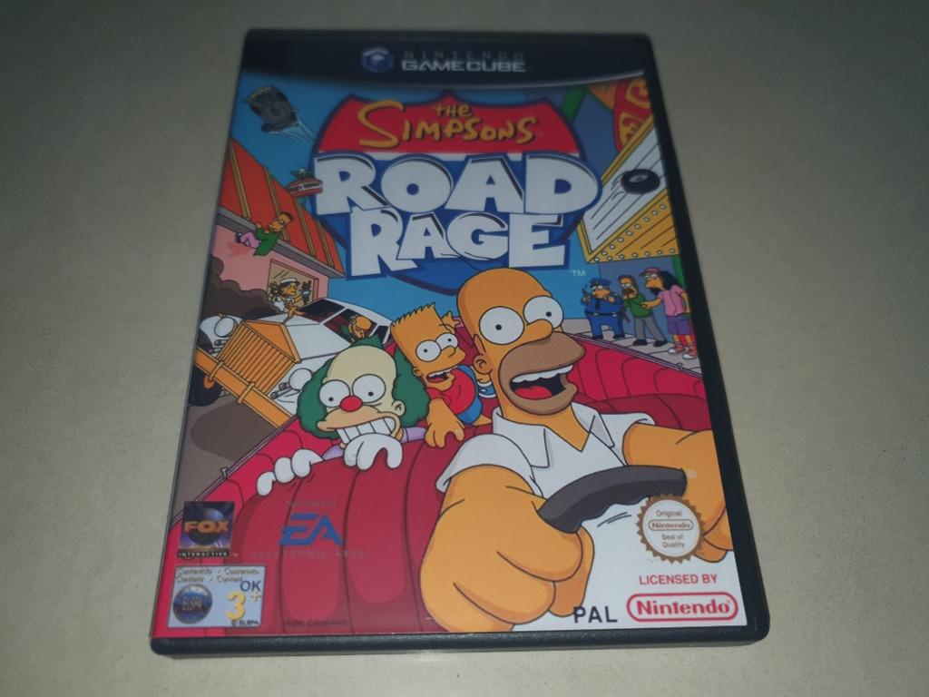 The Simpsons Road Rage GameCube GC Game Case, Verzenden, Zo goed als nieuw