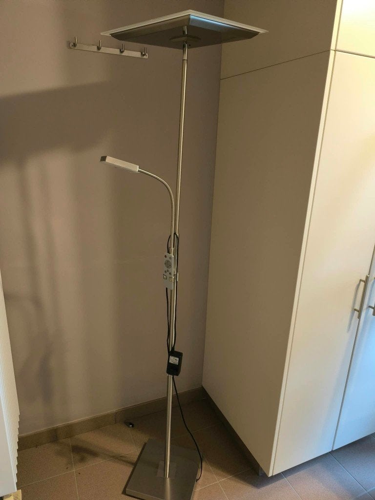 Uplighter te koop, Huis en Inrichting, Ophalen, Overige fittingen, Zo goed als nieuw, Glas
