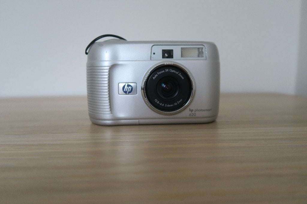Vintage digitale HP photosmart 620 + etui, Ophalen of Verzenden, Gebruikt, Compact, HP