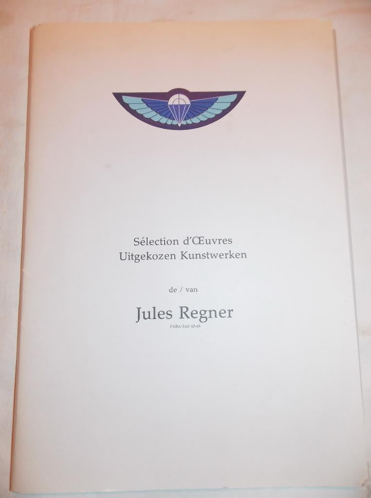 Boekje Uitgekozen kunstwerken Jules Regner SAS, Verzamelen, Militaria | Algemeen, Ophalen of Verzenden, Landmacht, Boek of Tijdschrift
