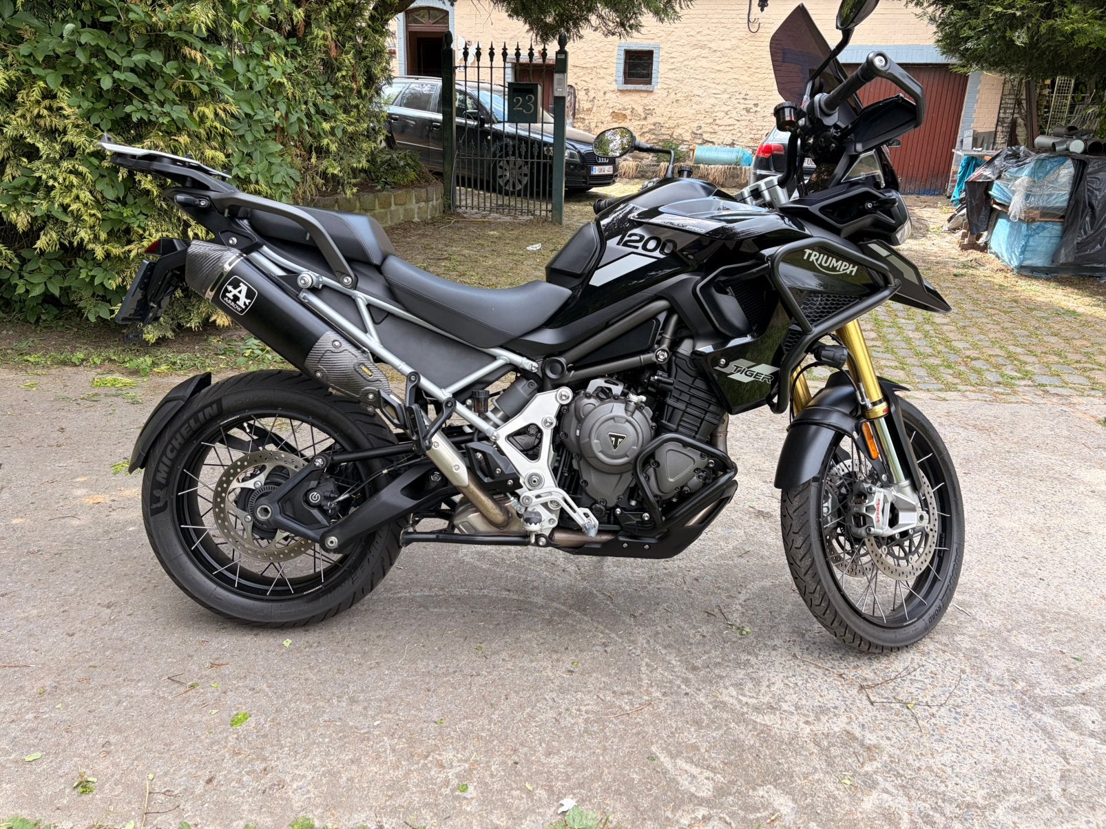 Triumph Tiger 1200 Rally Pro, Occasion, Motorrijbewijs A, Handvatverwarming, 3 cilinders