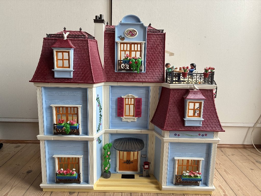 Maison de poupées Playmobil Big Mansion, Bâtiment, Autres séries, Comme neuf, Kit complet