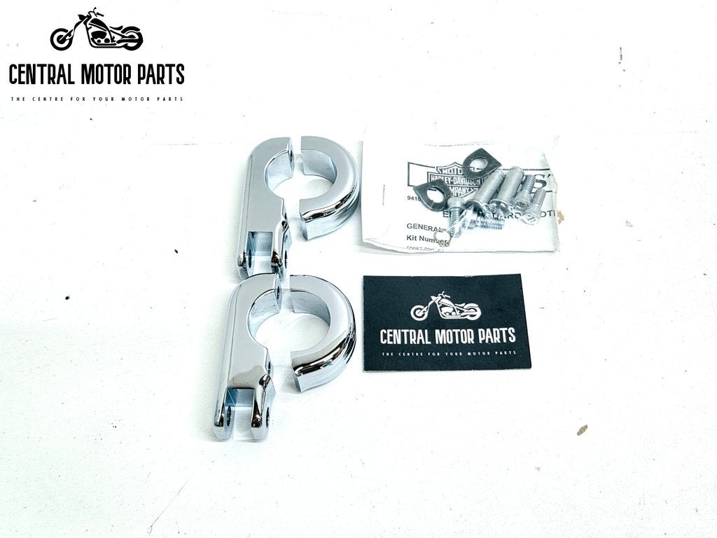 Billet Valbeugel Footpeg Mounting Kit Chrome 1.25 inch, Motoren, Ophalen of Verzenden, Nieuw
