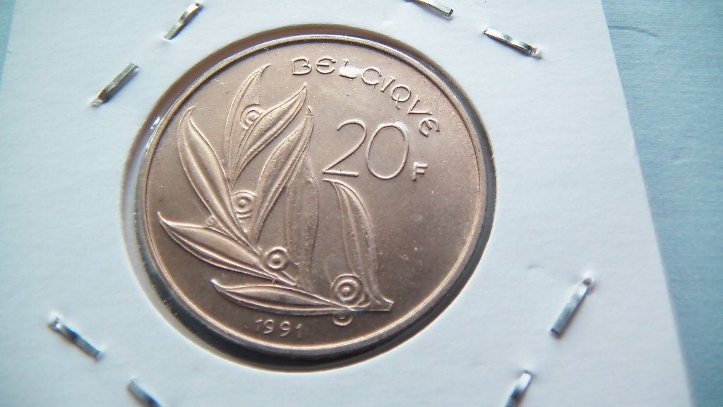 RESERVE ESTC belgique 20 francs 1991 (60.000ex), Enlèvement