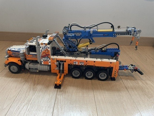 42128 – LEGO TECHNIC HEAVY DUTY TOW TRUCK, Ophalen, Inclusief instructies, Lego, Zo goed als nieuw